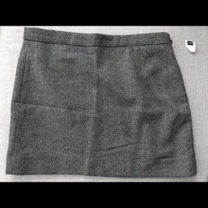 Gap herringbone mini skirt